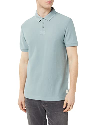 TOM TAILOR Męska koszulka polo, 28129 - Light Ice Blue, S