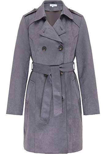 usha BLUE LABEL Płaszcz damski 29211090, szary, niebieski, XL