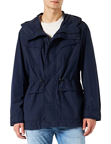 United Colors of Benetton Męska kurtka przeciwdeszczowa, Niebieski 016, M