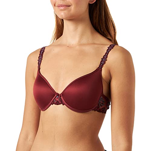 Chantelle Damski zakryty biustonosz z pianką z pamięcią kształtu Memory Foam Champs Elysées, Acajou, 70C