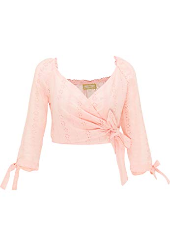 swirlie Damski top koronkowy 77133947, różowy, L, Rosa, L