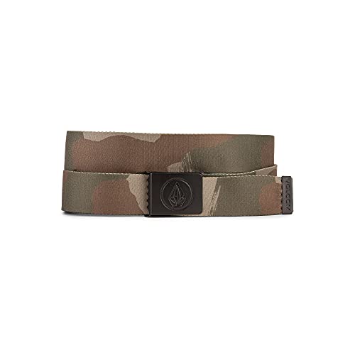 Volcom Męski pasek Circle Web Belt Grtel, kamuflaż, jeden rozmiar