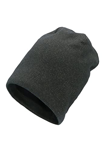 Sterntaler Dziewczęca czapka typu beanie Lurex, żelazo-szara, 57