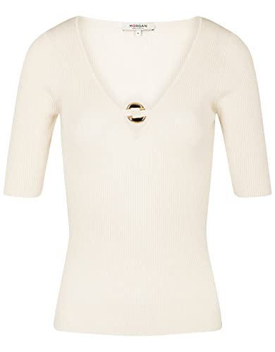 Morgan Sweter damski, kość słoniowa, L