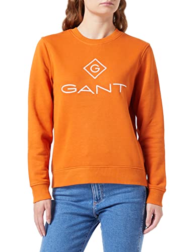GANT Damska bluza Lock Up C-Neck, złoty pomarańczowy, XL