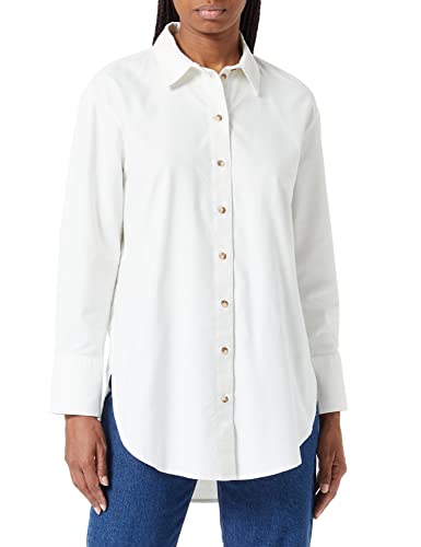 TOM TAILOR Damski longstyle bluzka 1034026, 10315 - Whisper White, 38