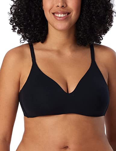 Schiesser Damski miękki pasek do biustonosza Bh Mit Spacer Schale, Czarny, 75C