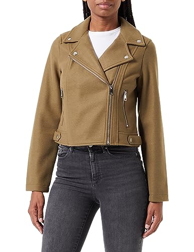 VERO MODA Vmpop Short Biker Jacket Boos kurtka damska, Capers, M