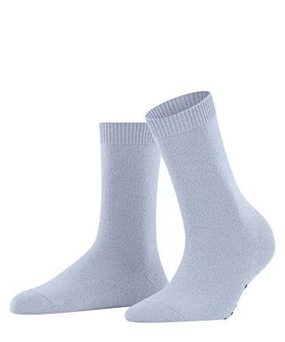 FALKE Kobiety Skarpety Cosy Wool W SO Wełna Merynosa Kaszmir jednokolorowe 1 Para, Niebieski (Light Blue 6594), 35-38