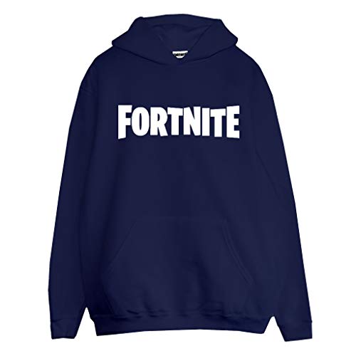 Fortnite Damska bluza z kapturem z napisem Fortnite damska chłopak dopasowana bluza z kapturem granatowe modne bluzy z kapturem