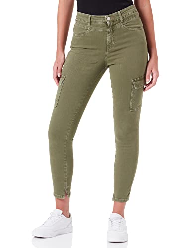 BOSS Damskie spodnie jeansowe, ciemnozielony, 29