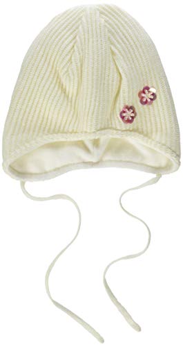 Sterntaler Strickmütze Czapka na słuchawki dla dzieci i dziewcząt, ecru, 45