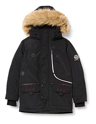 Geographical Norway Chłopięca kurtka karnawałowa, czarny, 10 Lat