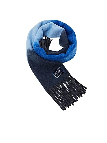 ESPRIT Szalik z gradientem, mieszanka wełny, 410 / Bright Blue, jeden rozmiar