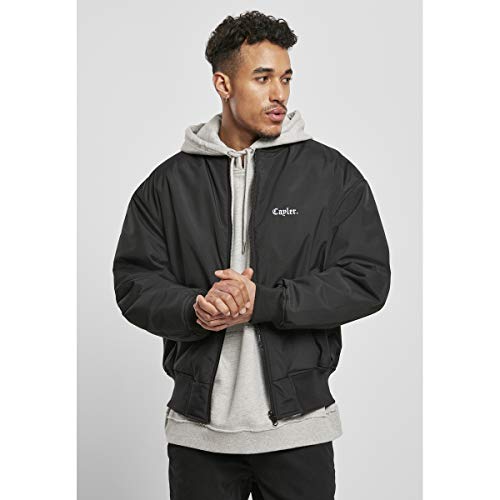 Cayler & Sons Męska kurtka Thugged Out Reversible Bomber Jacket, Black/White, S