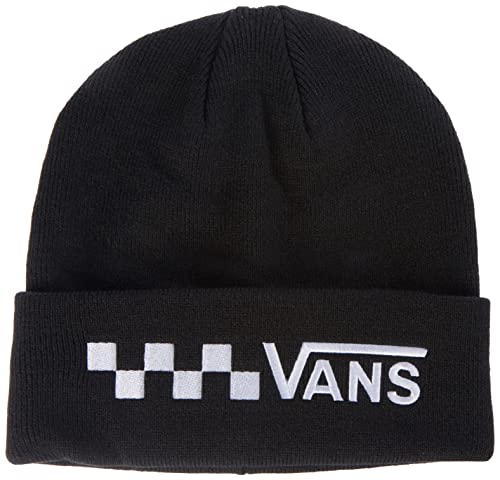 Vans Męska czapka Trecker Beanie, czarna, jeden rozmiar, Czarny, Rozmiar uniwersalny