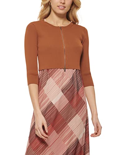 DKNY Damski kardigan, nutmeg, XS