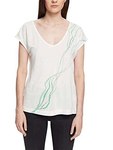 ESPRIT Collection Damska koszulka 072EO1K302, 110/OFF White, XS