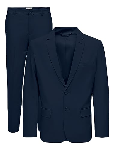 ONLY & SONS Męska marynarka, granatowy blezer, 56