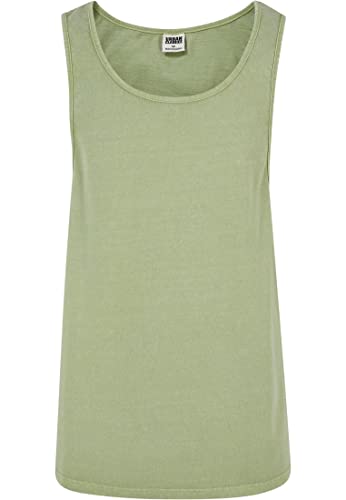 Urban Classics Heavy Oversized Acid Wash Tank Top męski tank top czarny Basics, Streetwear, Vintage Green, M