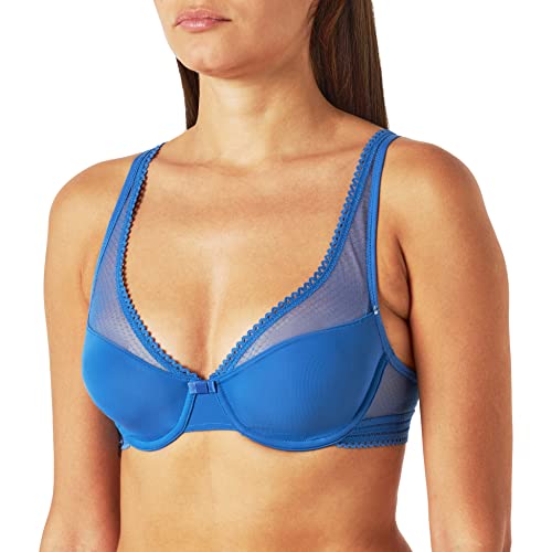 VARIANCE Lingerie Damski biustonosz SECRETE Allure Balconette, Ocean, 95 B, Ocean, B