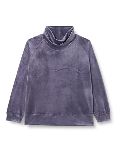 Triumph Damski sweter Cozy Comfort Welur Sweter piżama Top, Slate, 46