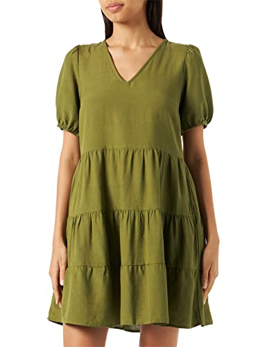 Vila Damska sukienka Viprisilla New S/S, Calliste Green, 42