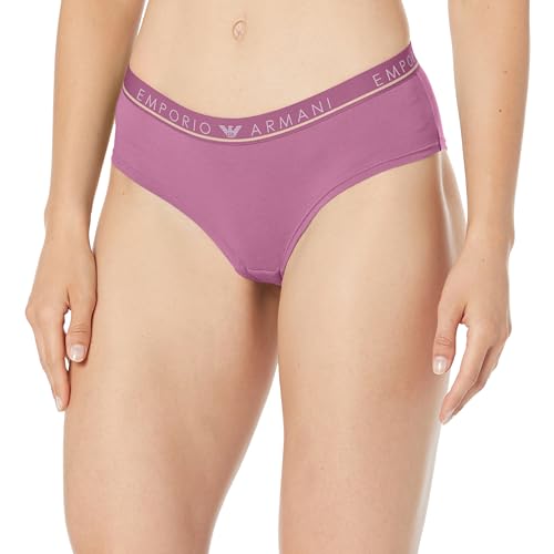 Emporio Armani Damskie spodnie Cheeky Iconic Logo Full Slip, Hortensia, M