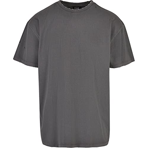 Urban Classics Męski t-shirt oversize z krótkim rękawem, antracyt, M