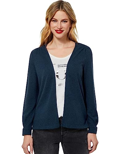 Street One kardigan damski, Deep Teal Melange, 38