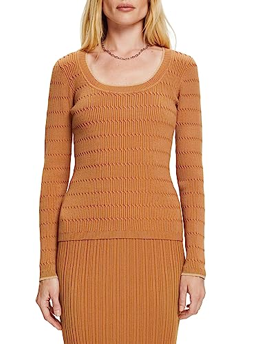ESPRIT Damski kardigan z dzianiny, 235/karmel., L