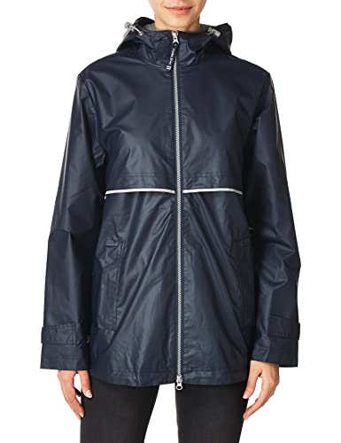 Charles River Apparel Damska kurtka przeciwdeszczowa New Englander Wind & Waterproof (Reg/Ext Sizes), Czarny, S