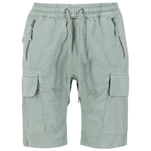 ALPHA Ripstop Jogger Short Jacket, Dusty Green, S, Pyłoszczelna zieleń, S