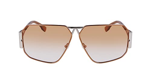 KARL LAGERFELD KL339S okulary przeciwsłoneczne, błyszczące srebro, jeden rozmiar, Błyszczące srebro, rozmiar uniwersalny