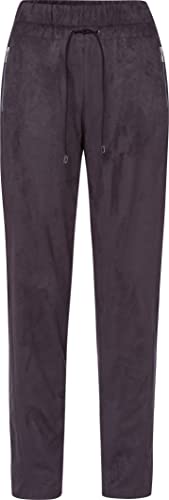 Raphaela by Brax Damskie spodnie w stylu Peggy Chino Jersey Dots Slim, anthra, 40W / 32L