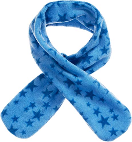 Playshoes Fleece-steckschal Sterne szalik Unisex-Dla dzieci i młodzieży, Niebieski (Blau 7), rozmiar uniwersalny