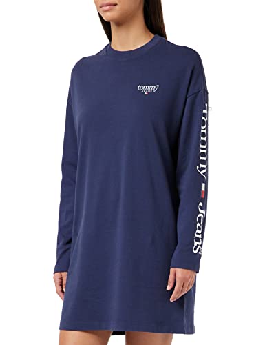 Tommy Hilfiger Damska koszulka Tjw Lower Case 2 Ls, granatowa, M, Ciemna granatowa, M