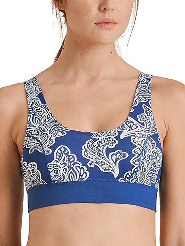 CALIDA Damski biustonosz Elastic Trend, Sodalite Blue, 48-50