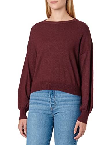 ONLY Damski sweter Onllely L/S KNT Noos, Wino Windsor/szczegóły: W Melange, XXS