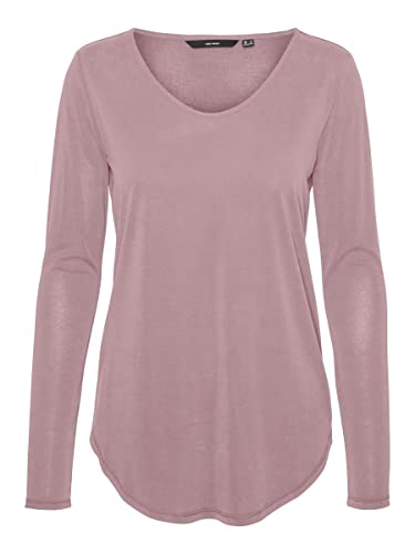 VERO MODA Women's VMFILLI LS TOP NOOS koszulka z długim rękawem, nostalgiczna róża, XS