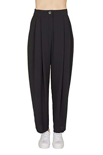 A|X ARMANI EXCHANGE Damskie spodnie Basics by Armani Suiting, Czarny, 40
