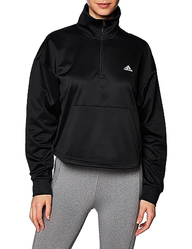 adidas Damska kurtka W Gg 14z Tp, czarna/biała, S, czarny/biały, S