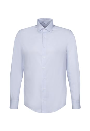 Seidensticker Męska koszula z długim rękawem Extra Slim Fit, jasnoniebieski, 43