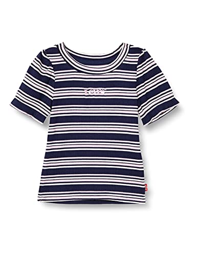 Levi's Kids full slv ribbed tee koszulka dziewczęca 2-8 lat, Peacoat, 10 Lata