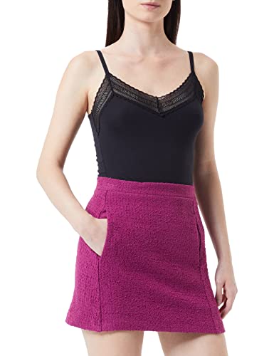 Pinko Giustina Spódnica Mat Boucle Damskie, W45_viola Magenta, 40
