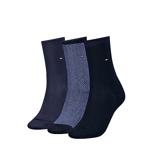 Tommy Hilfiger Damskie skarpety na prezent, grantowy, 39-42 EU