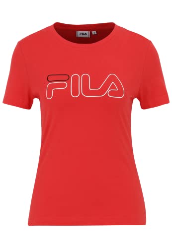 FILA Damska koszulka z tabliczką, Cayenne, M, Cayenne, M
