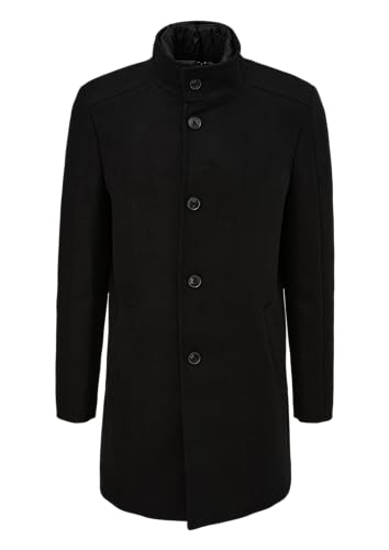 s.Oliver Męski płaszcz outdoorowy, czarny, 44