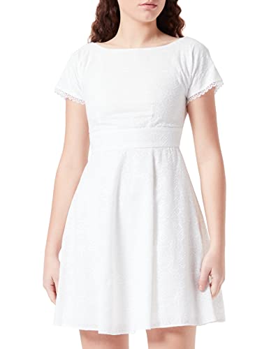 Naf Naf ESTARLA R1 Sukienka, Ecru, 34 Kobiety, Ecru, 32