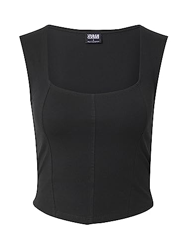 Urban Classics Damski top damski top czarny basics, Streetwear, czarny, S